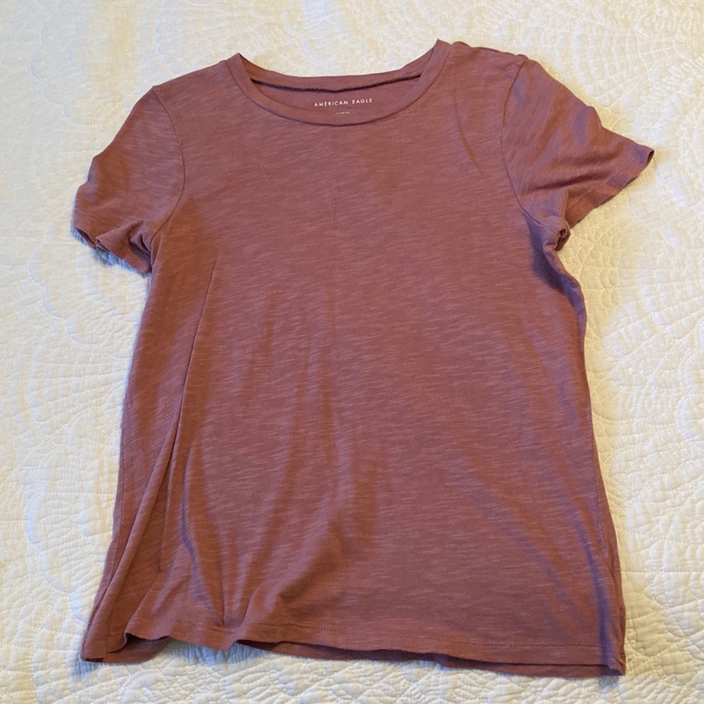 pink American eagle soft & sexy tee